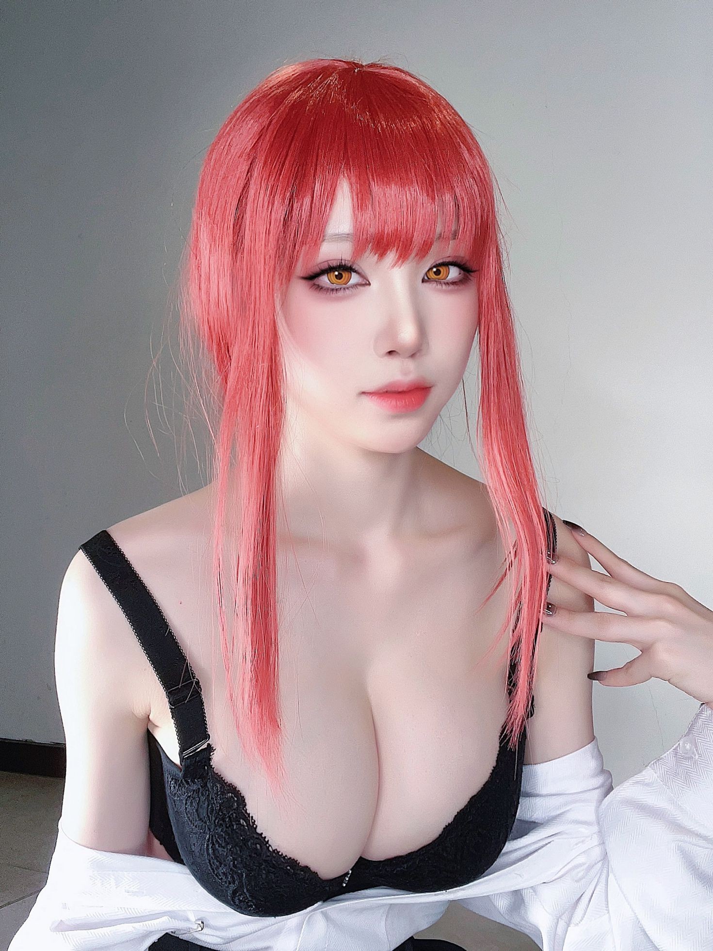 美女动漫博主水淼aqua性感Cosplay写真玛奇玛自拍 (8)