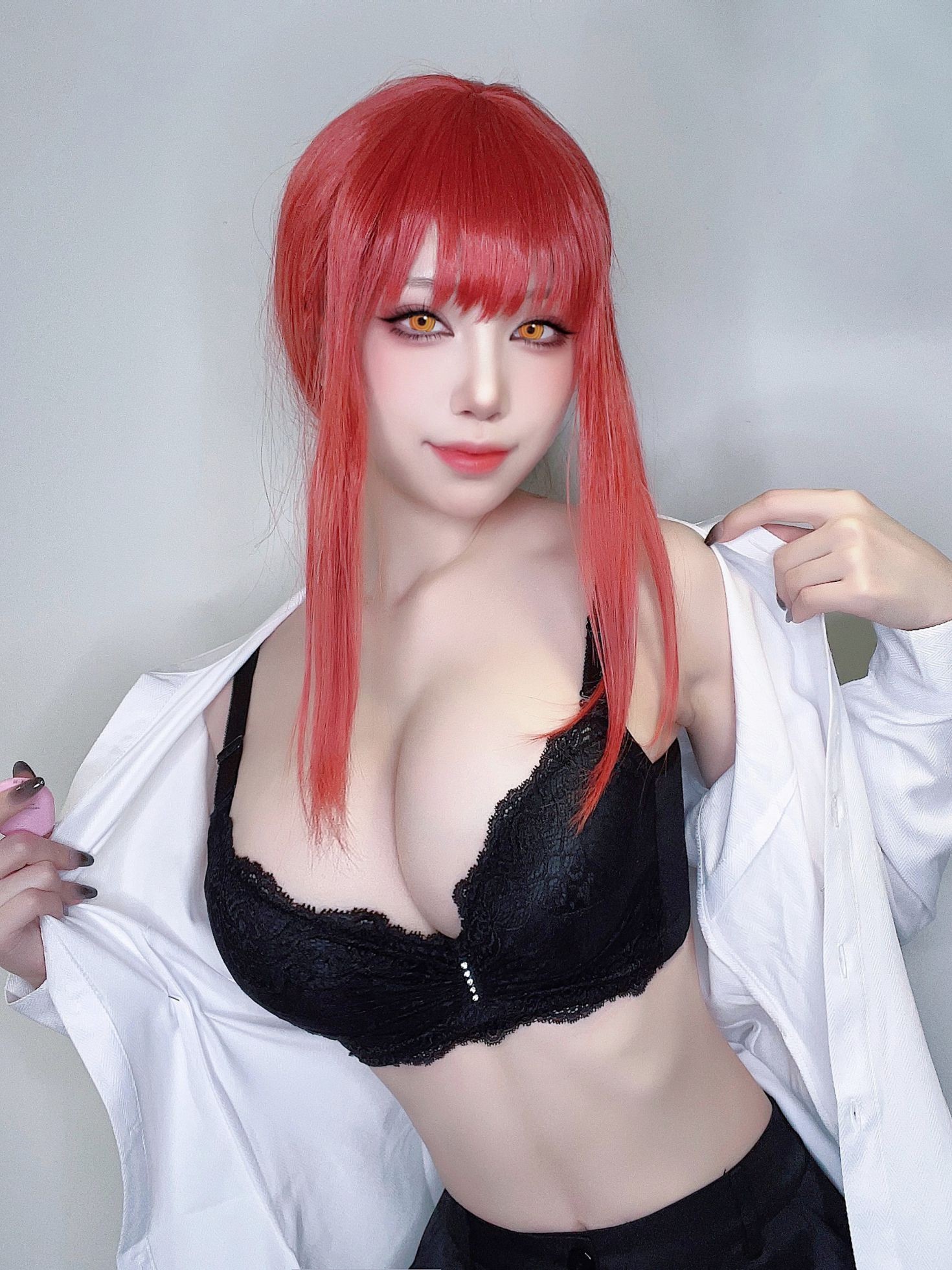 美女动漫博主水淼aqua性感Cosplay写真玛奇玛自拍 (21)