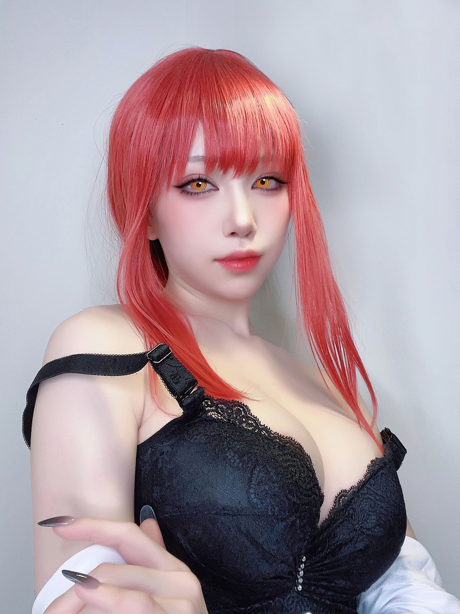 美女动漫博主水淼aqua性感Cosplay写真玛奇玛自拍 (7)