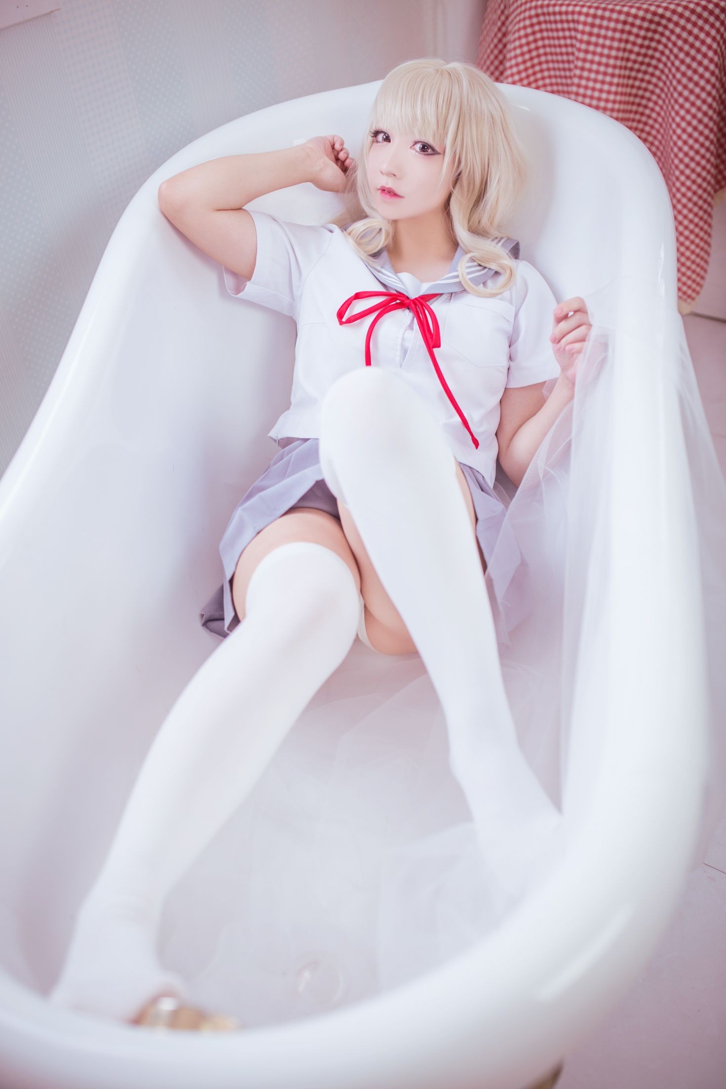 美女动漫博主千寻性感Cosplay写真天使与恶魔 (27)