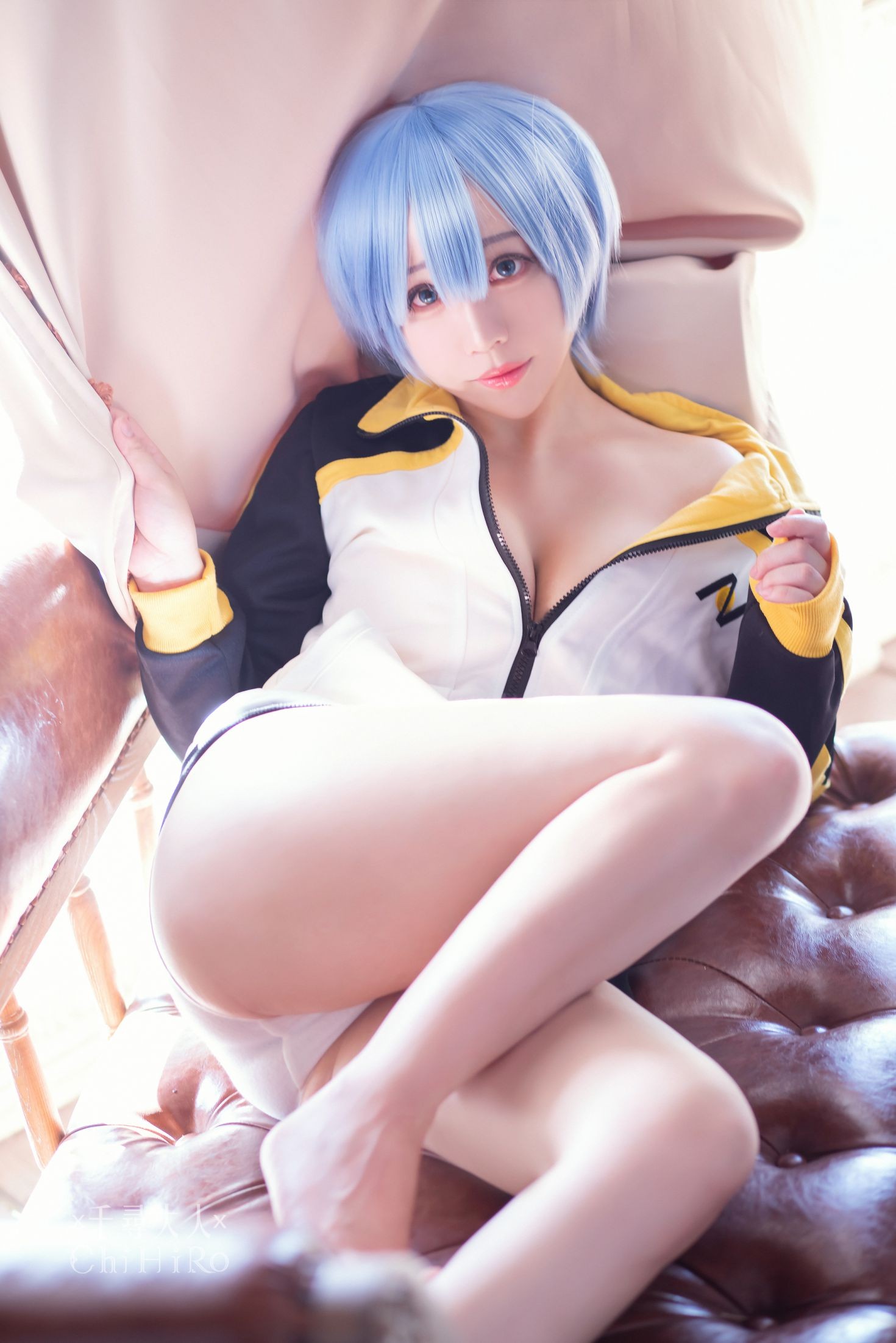 美女动漫博主千寻性感Cosplay写真蕾姆Rem (70)