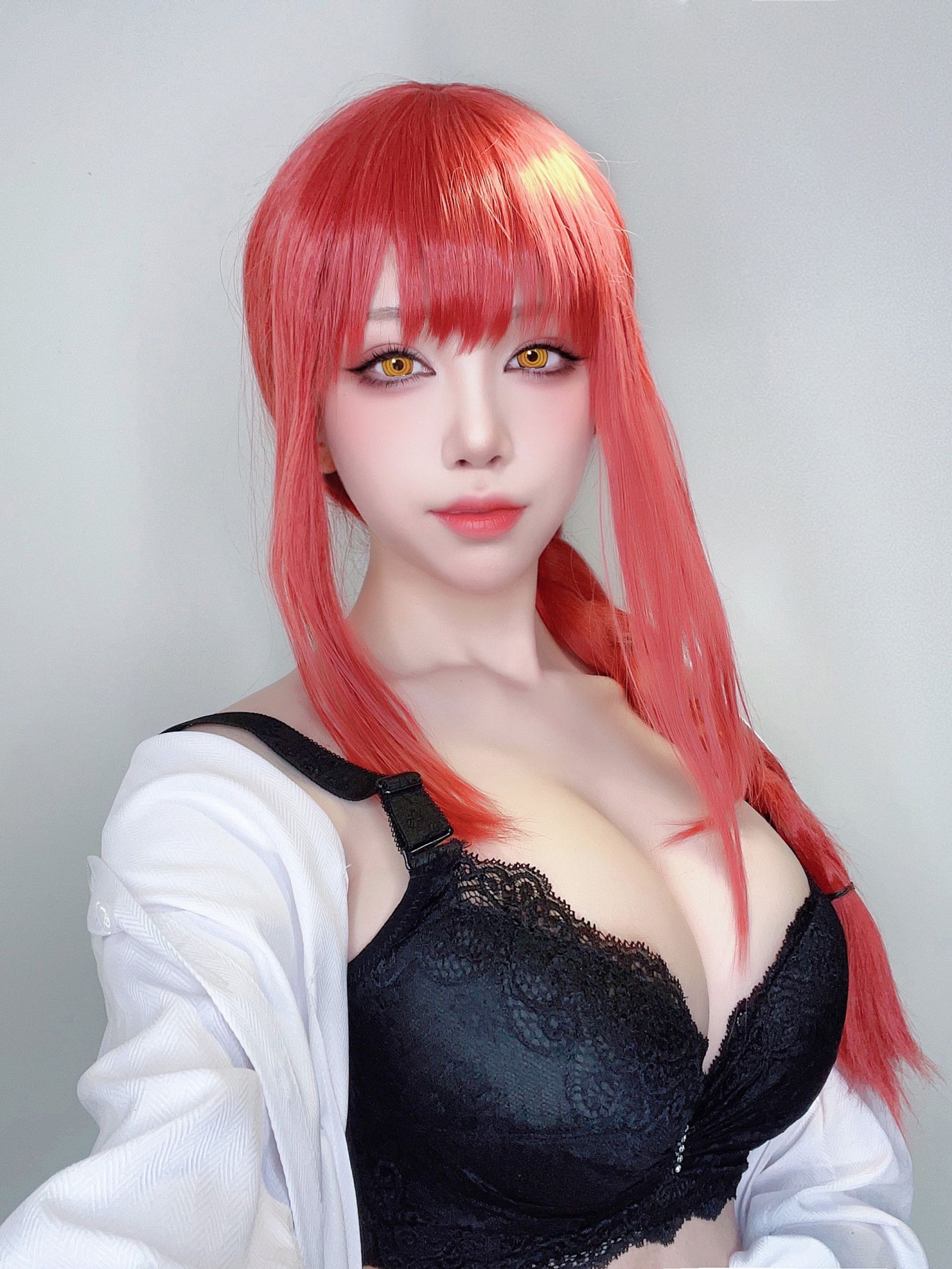 美女动漫博主水淼aqua性感Cosplay写真玛奇玛自拍 (17)