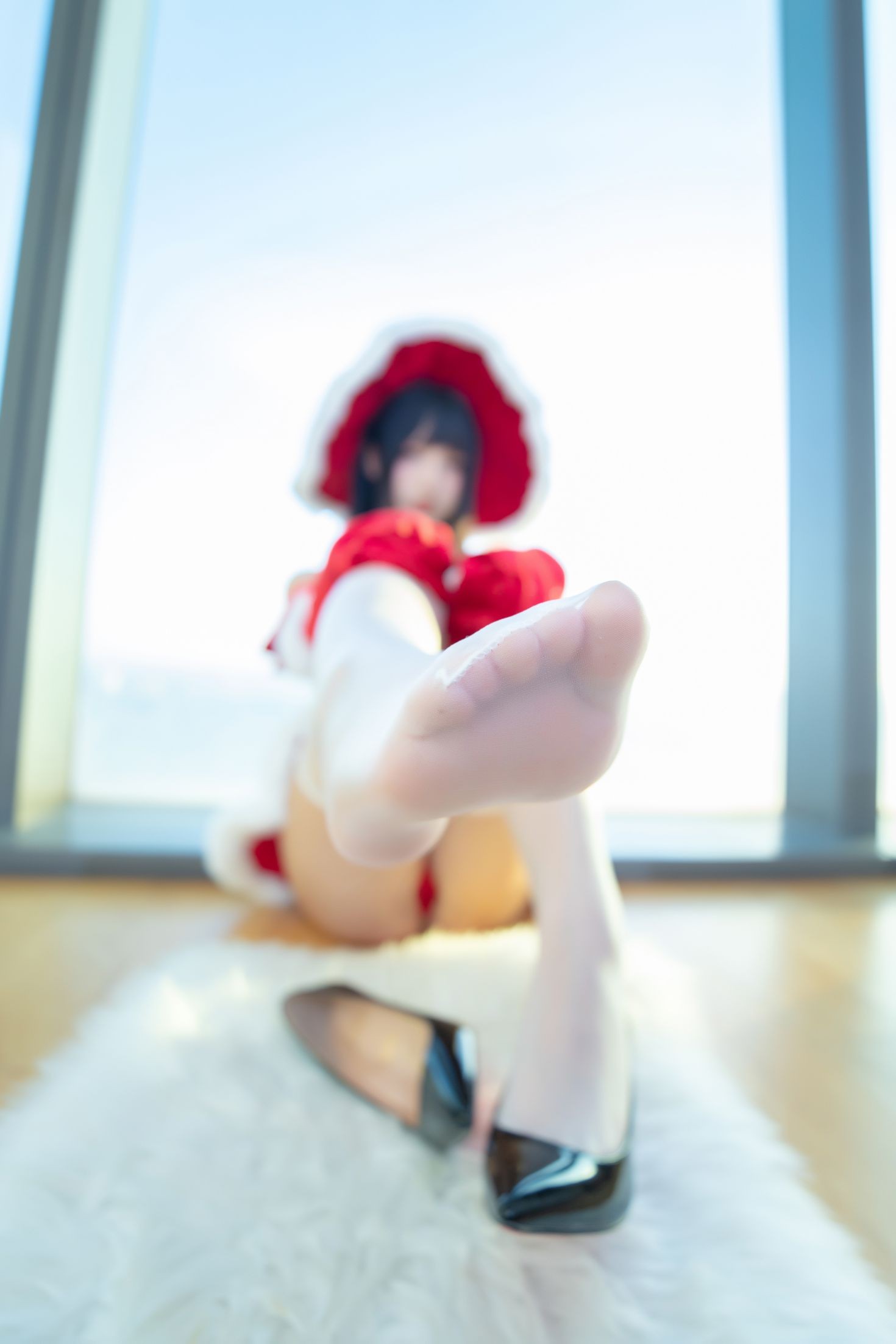 美女动漫博主神楽板真冬性感Cosplay写真圣诞魔法 (33)