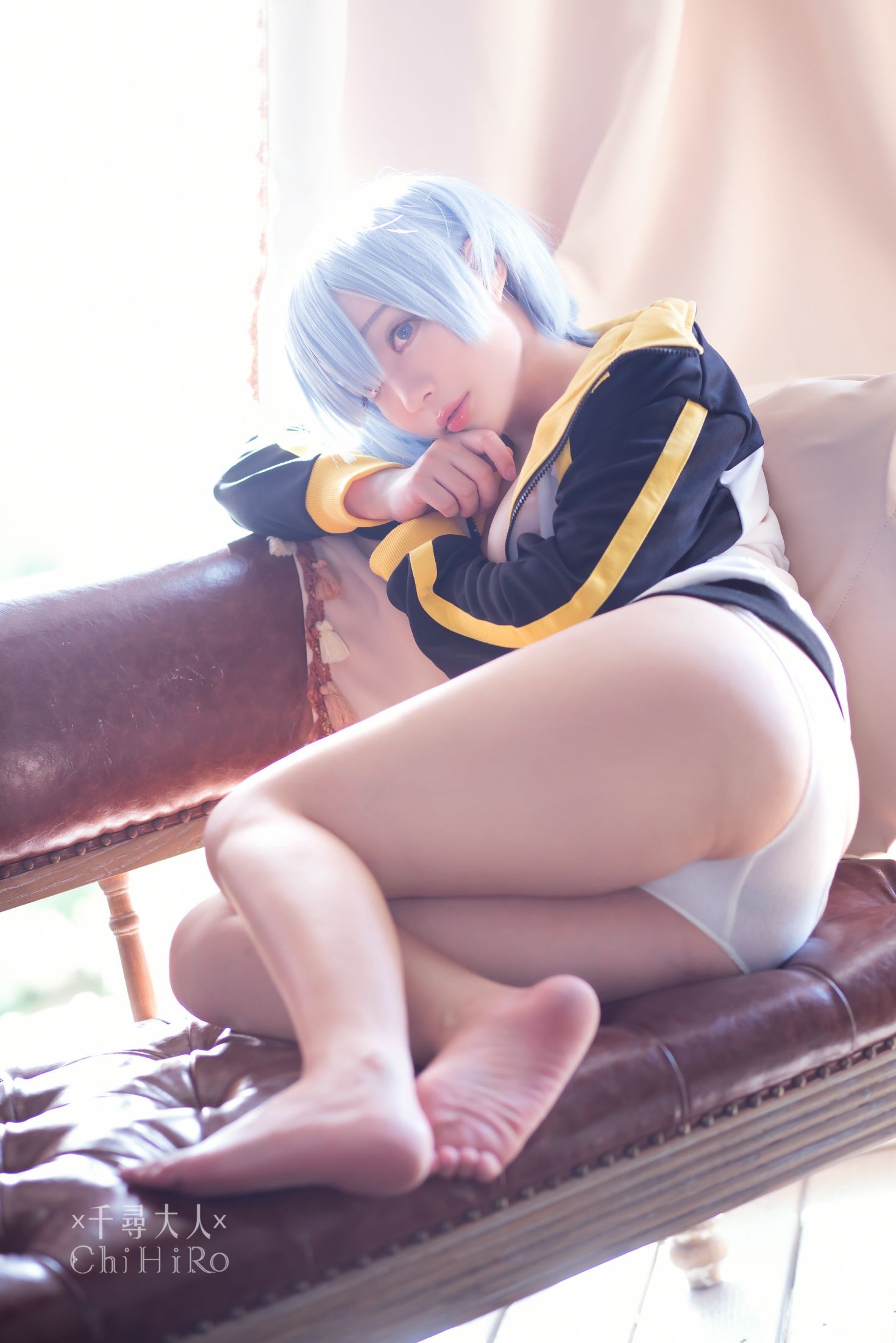 美女动漫博主千寻性感Cosplay写真蕾姆Rem (67)