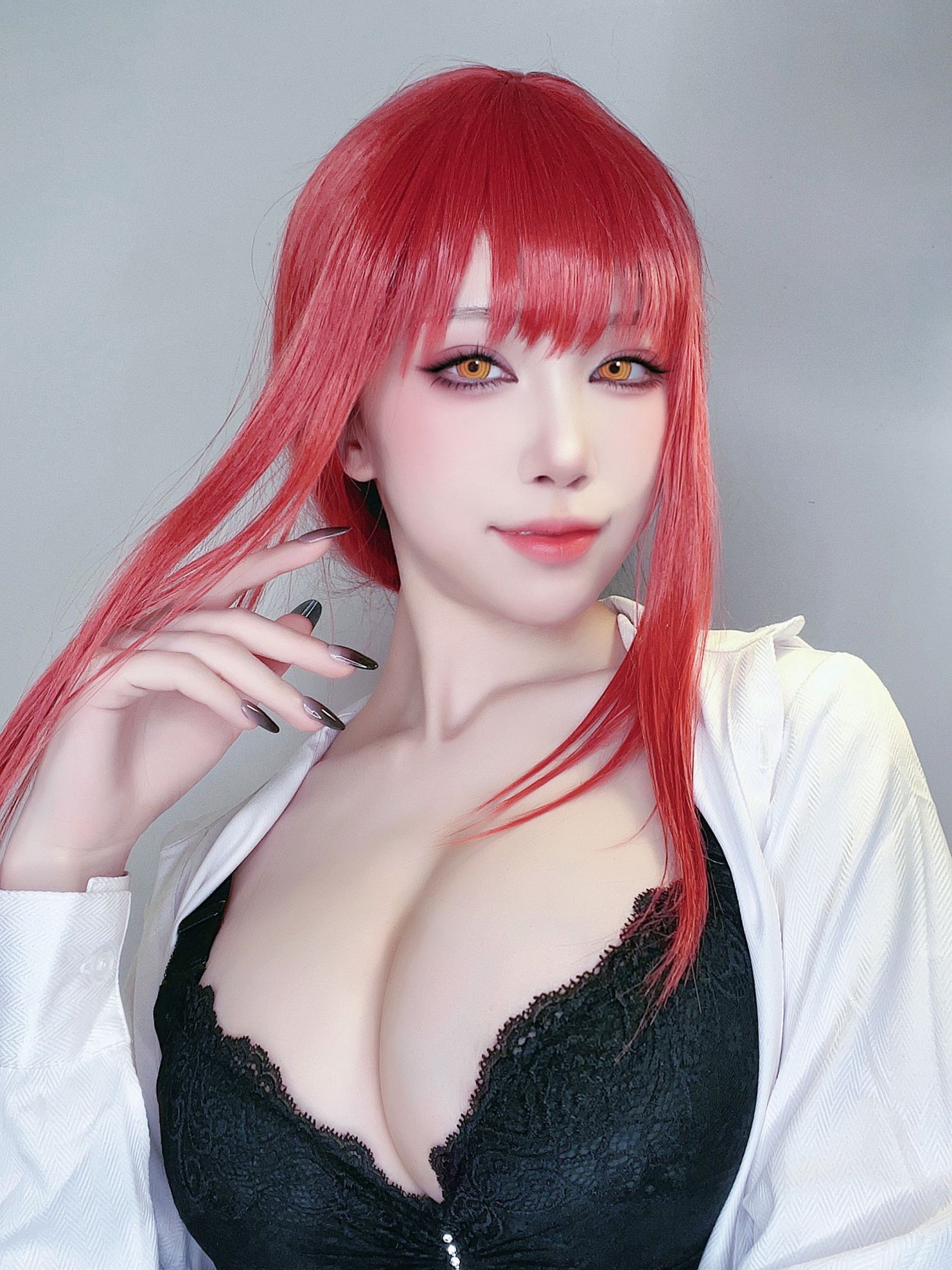 美女动漫博主水淼aqua性感Cosplay写真玛奇玛自拍 (19)