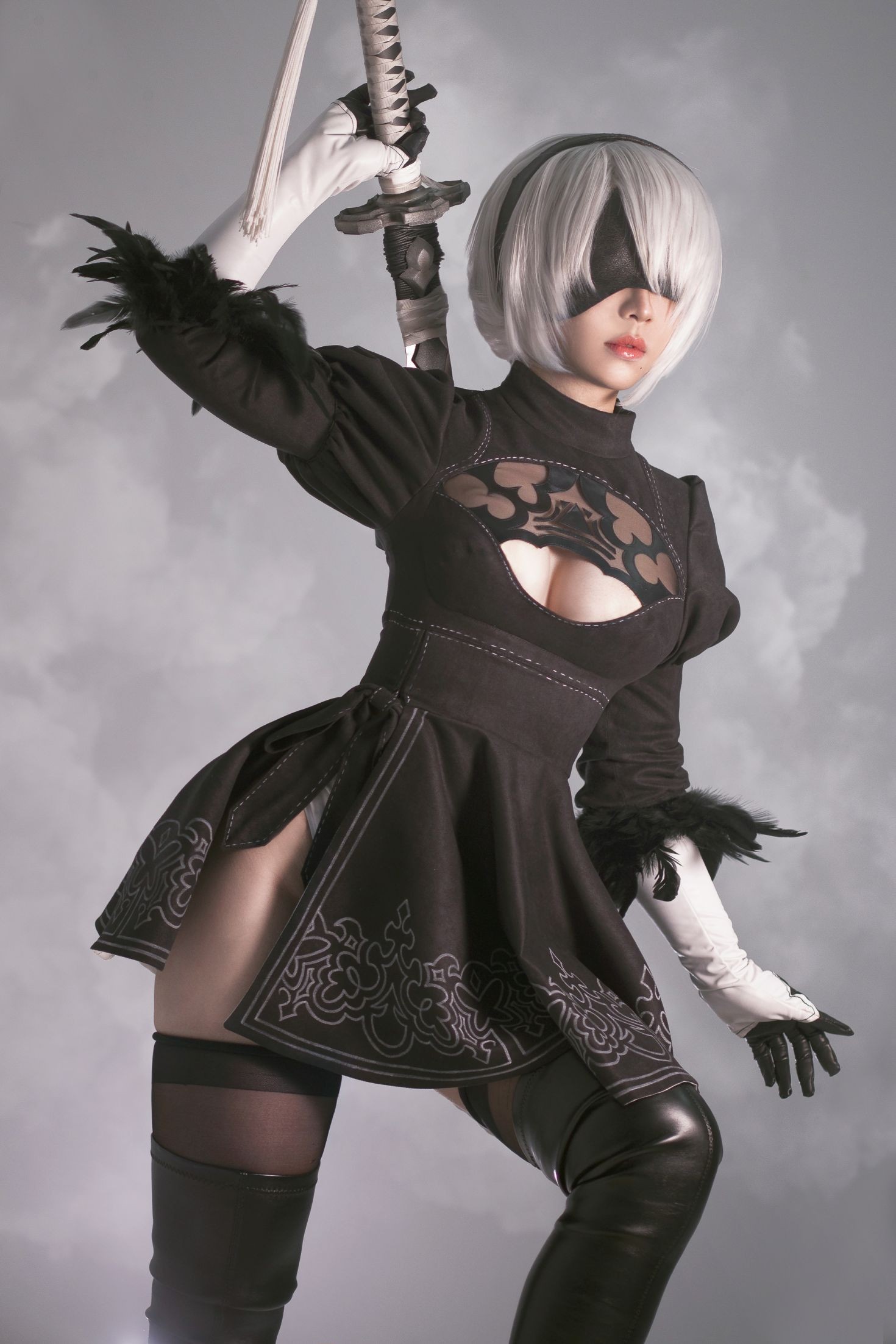 美女动漫博主千寻性感Cosplay写真2B (5)