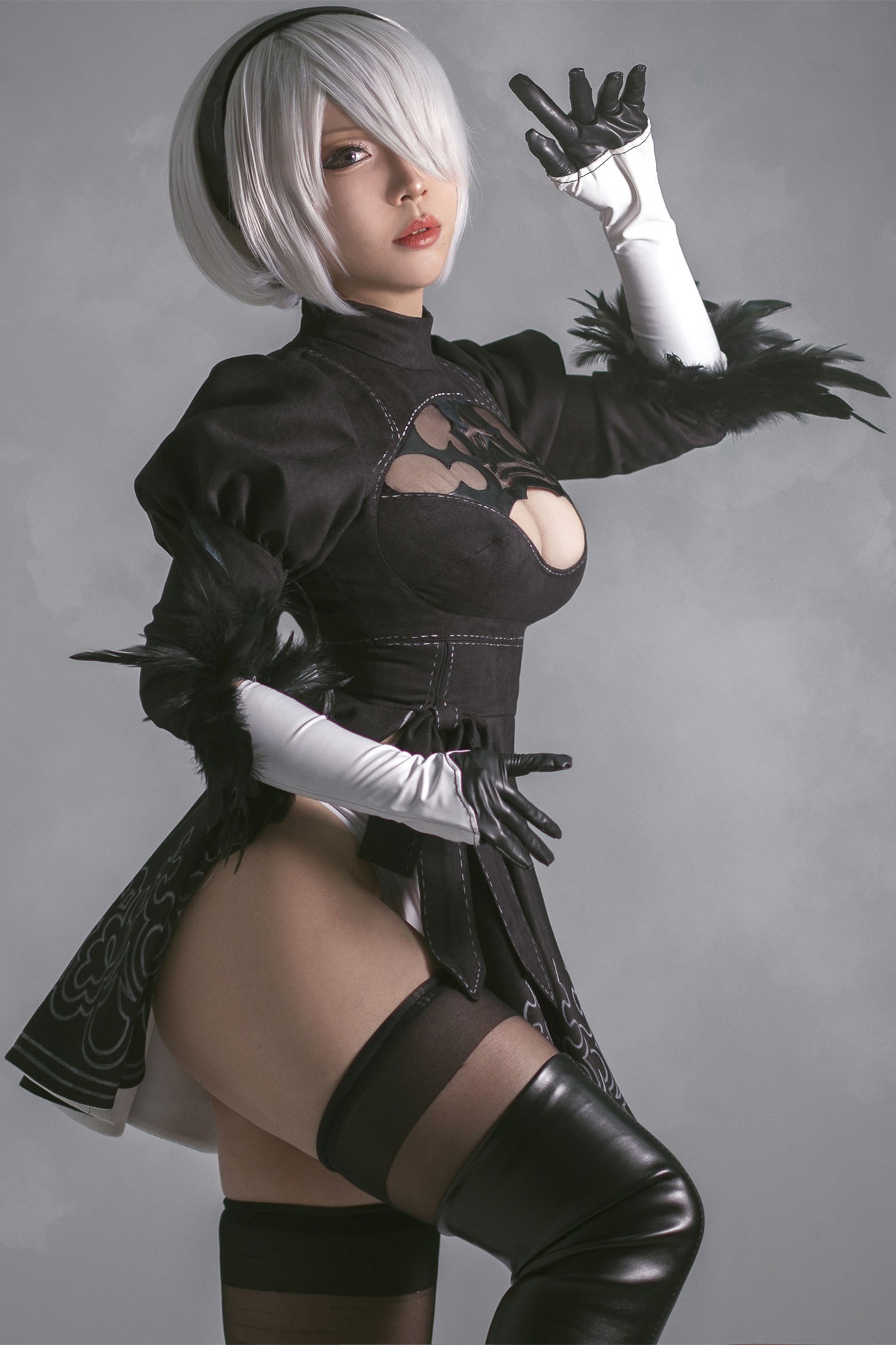 美女动漫博主千寻性感Cosplay写真2B (1)