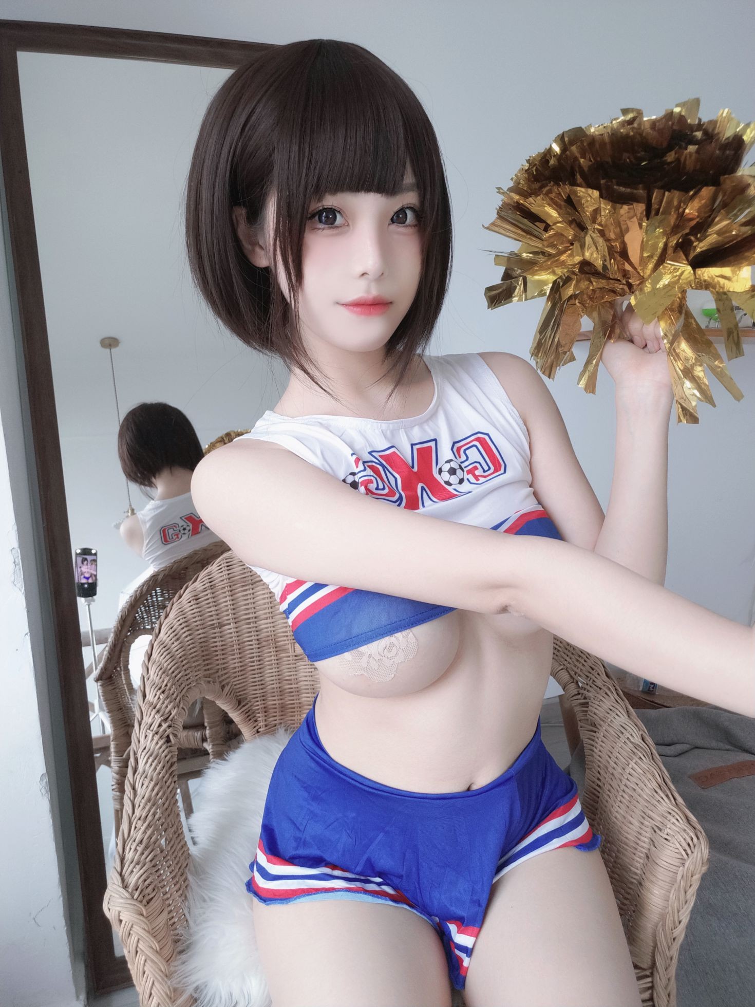 美女动漫博主蜜汁猫裘性感Cosplay写真足球宝贝 (21)