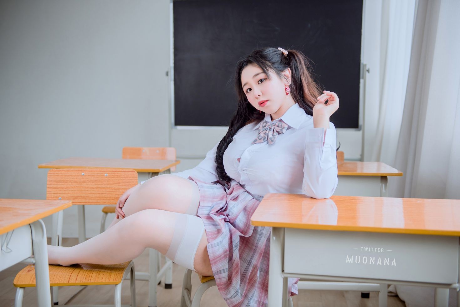 美女动漫博主穆零Mu0性感Cosplay写真老师学生 (25)