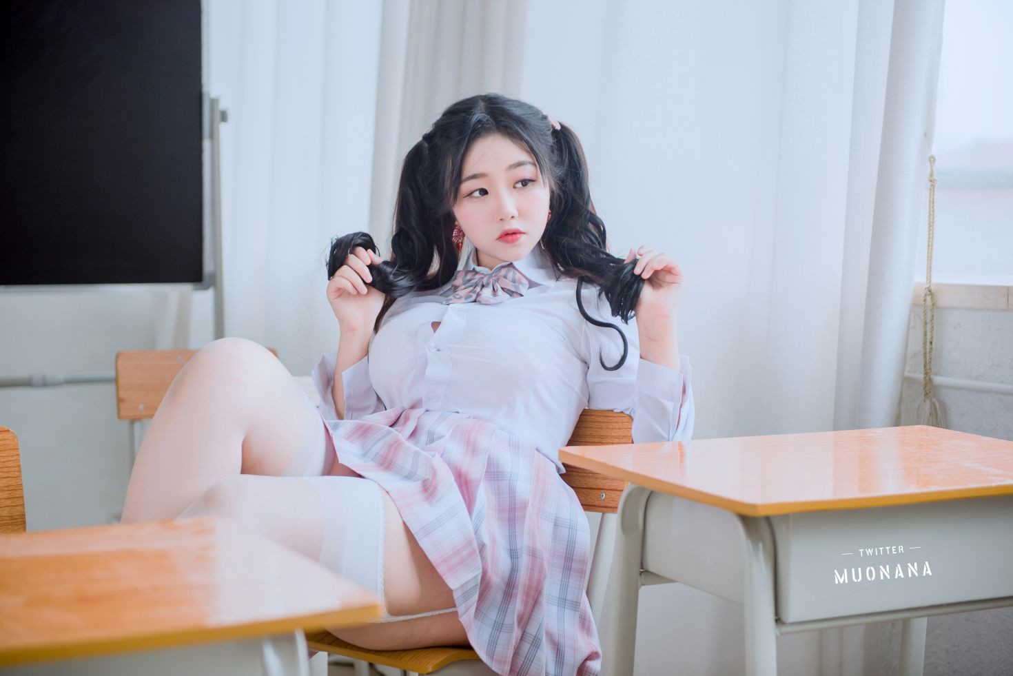 美女动漫博主穆零Mu0性感Cosplay写真老师学生 (32)