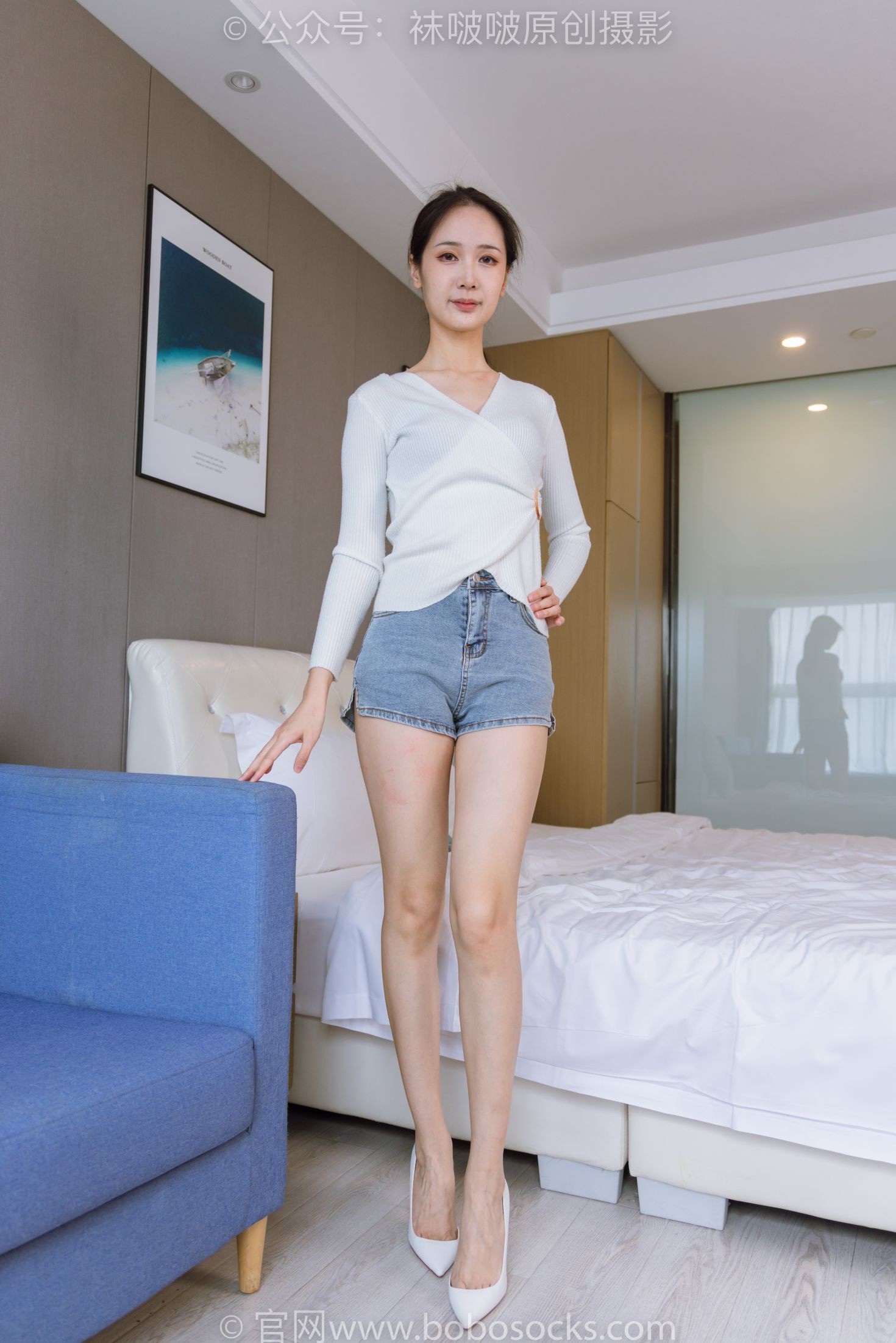 BoBoSocks袜啵啵美少女丝袜美脚写真第No.167期小安高跟鞋肉丝裸足 (43)