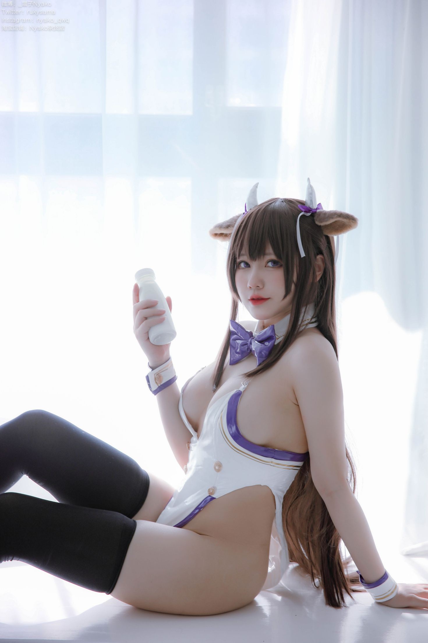 美女动漫博主Nyako喵子性感Cosplay写真樫野本 牛牛赌场女郎 (12)