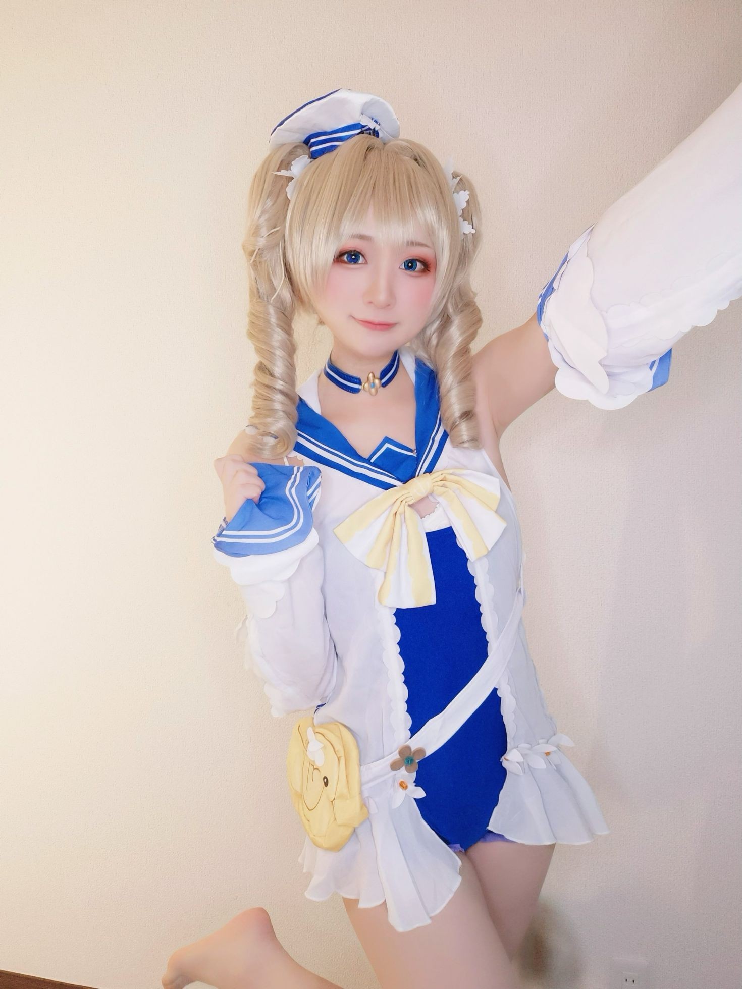 美女动漫博主Yuki亭性感Cosplay写真原神 バーバラちゃん水着 (2)