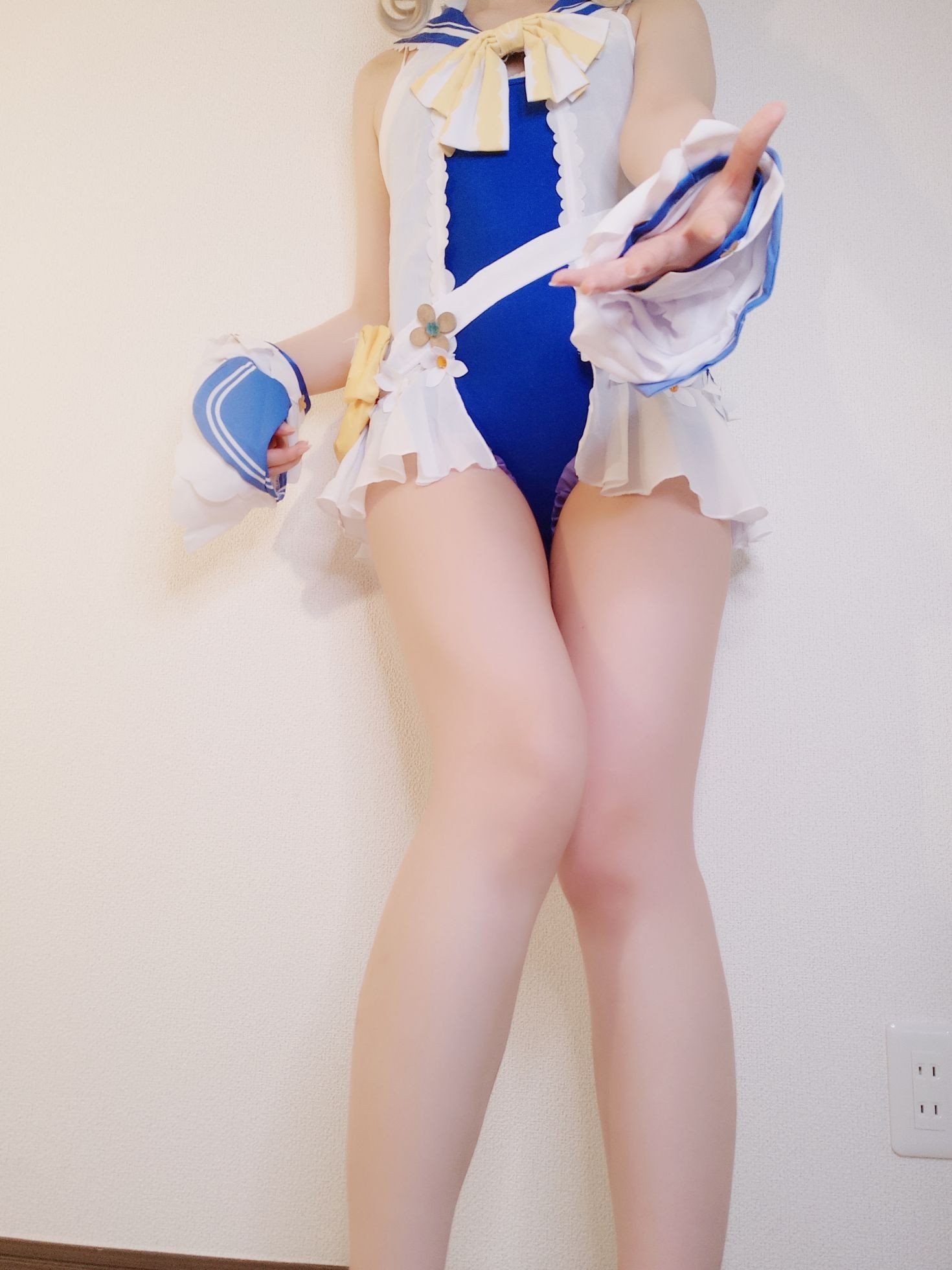 美女动漫博主Yuki亭性感Cosplay写真原神 バーバラちゃん水着 (22)