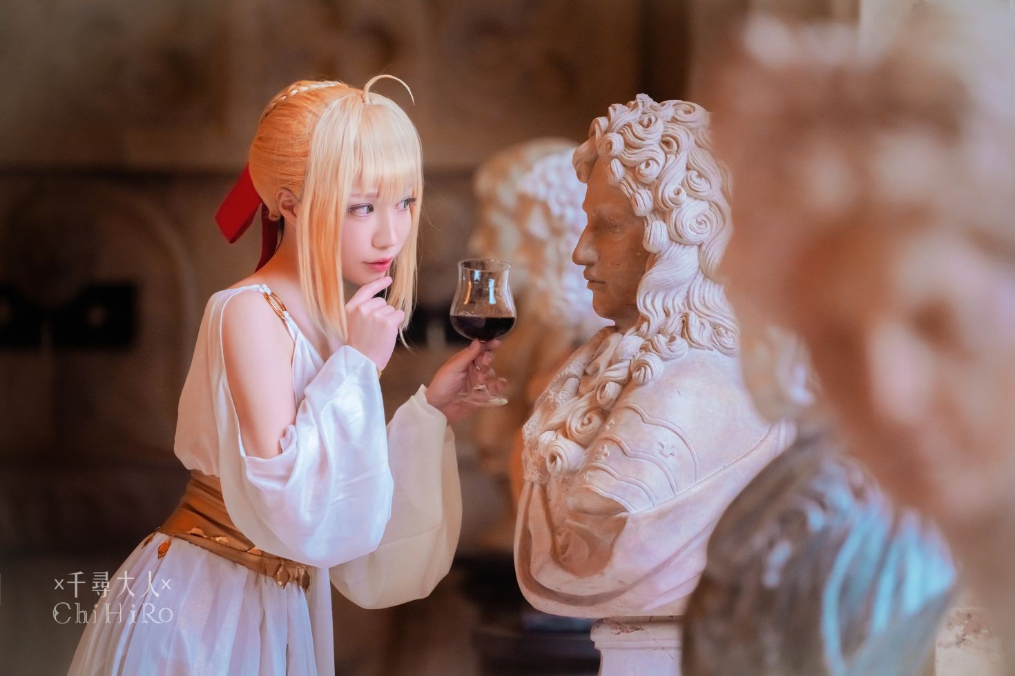 美女动漫博主千寻性感Cosplay写真尼禄 (36)