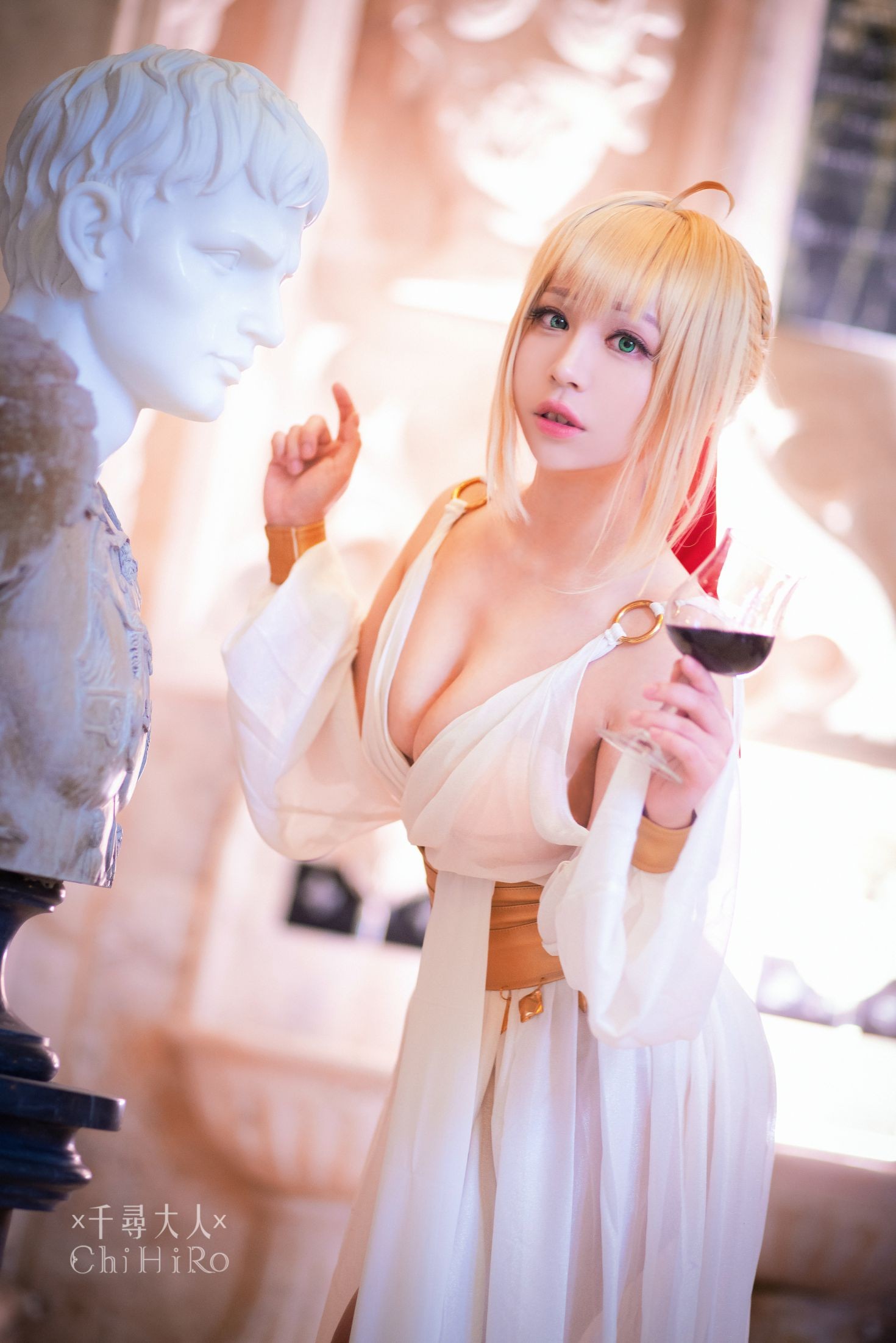 美女动漫博主千寻性感Cosplay写真尼禄 (38)