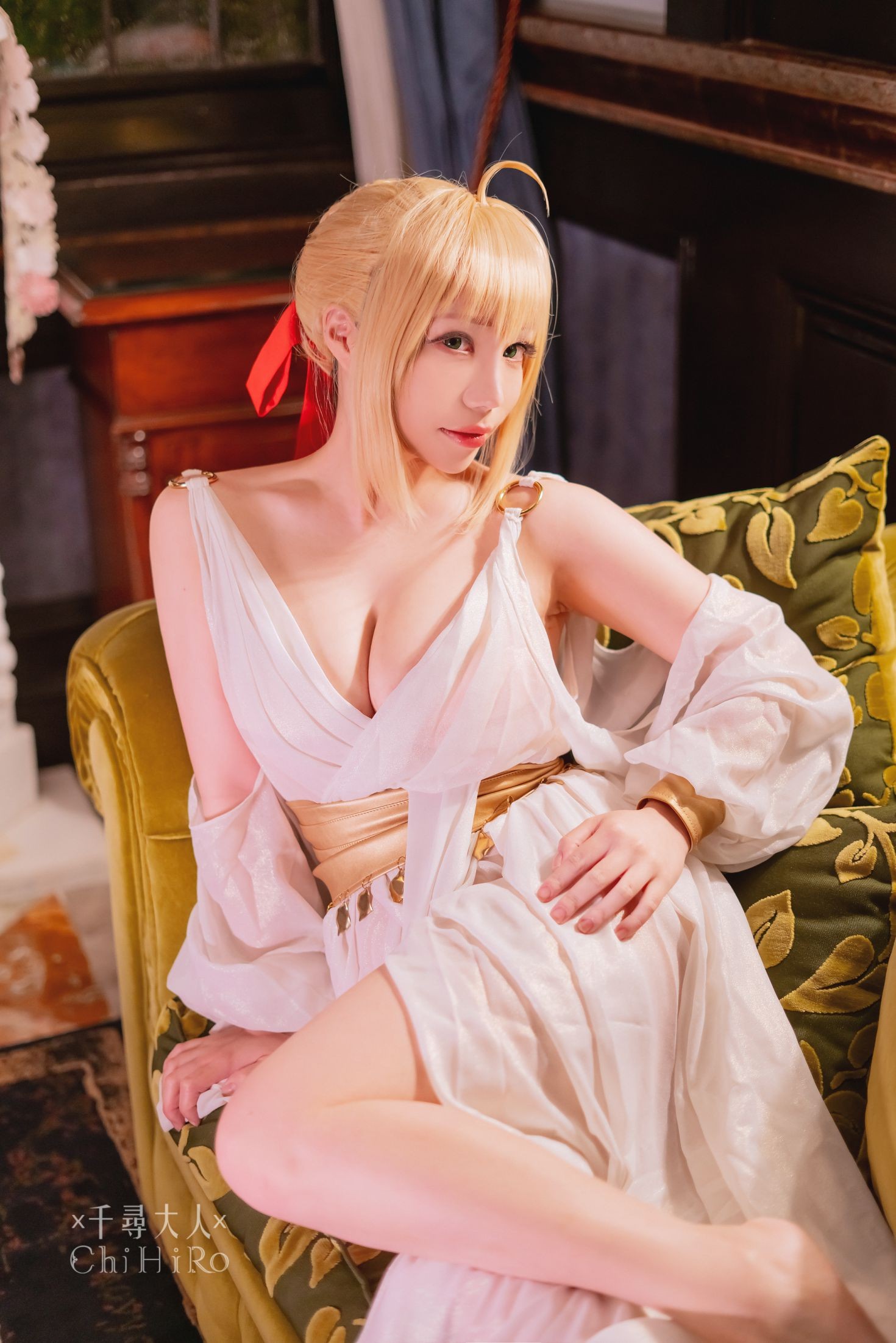 美女动漫博主千寻性感Cosplay写真尼禄 (41)