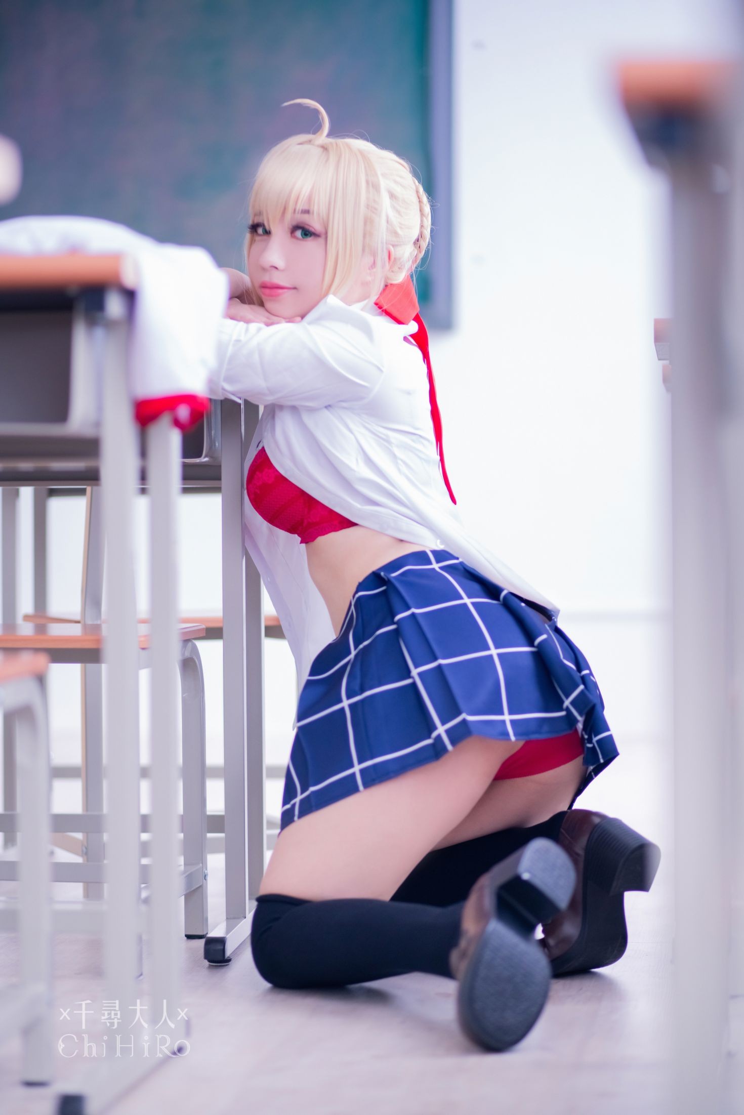 美女动漫博主千寻性感Cosplay写真尼禄 (78)