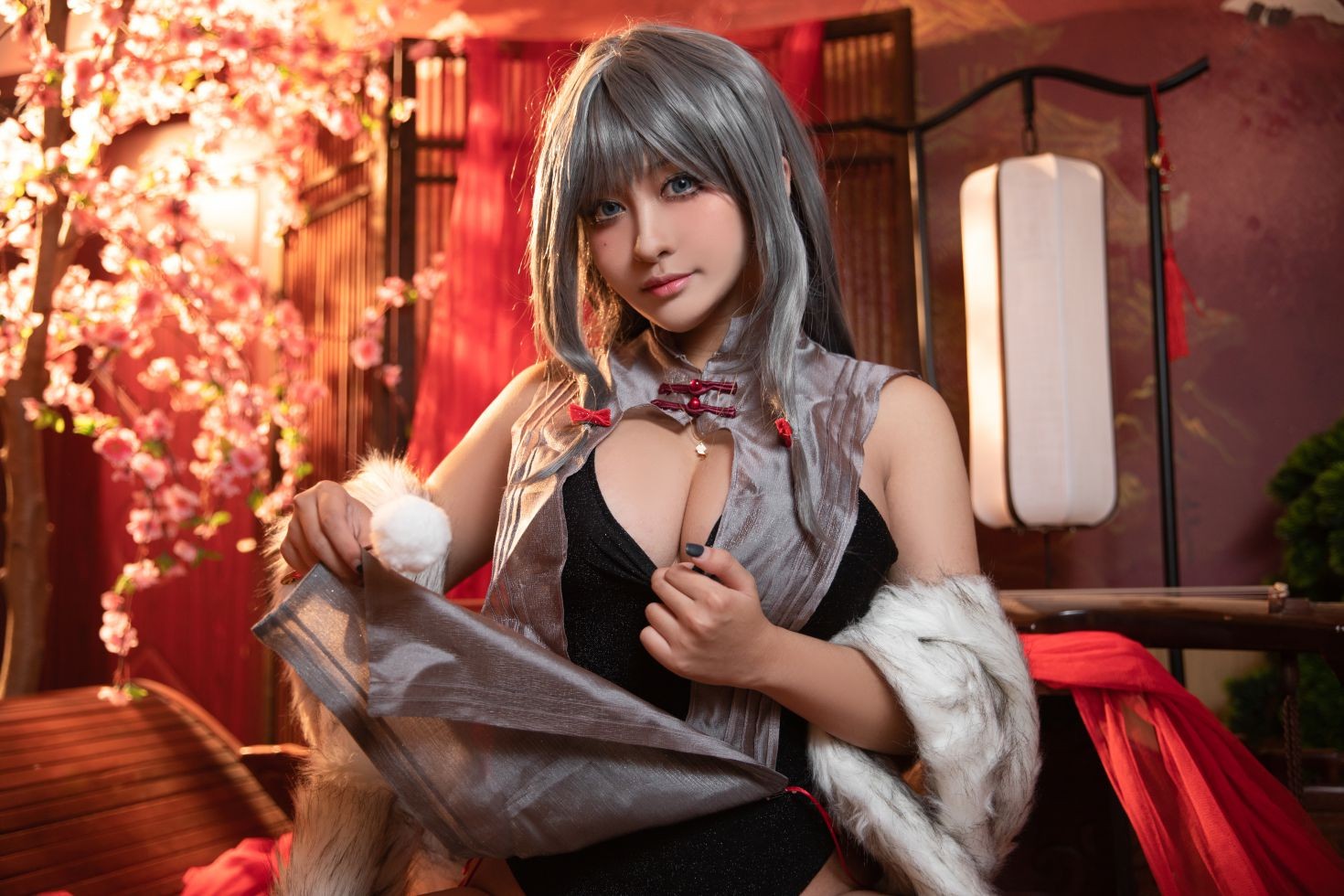 美女动漫博主洛璃LoLiSAMA性感Cosplay写真10月舰长 碧蓝航线 卡律布狄斯 (22)