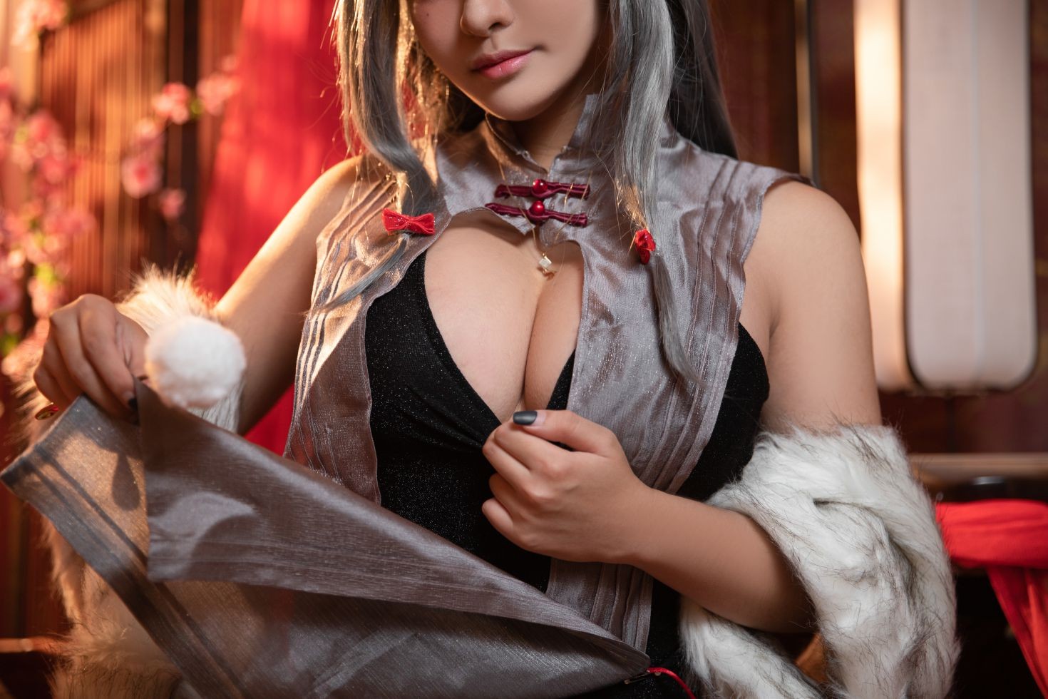 美女动漫博主洛璃LoLiSAMA性感Cosplay写真10月舰长 碧蓝航线 卡律布狄斯 (23)