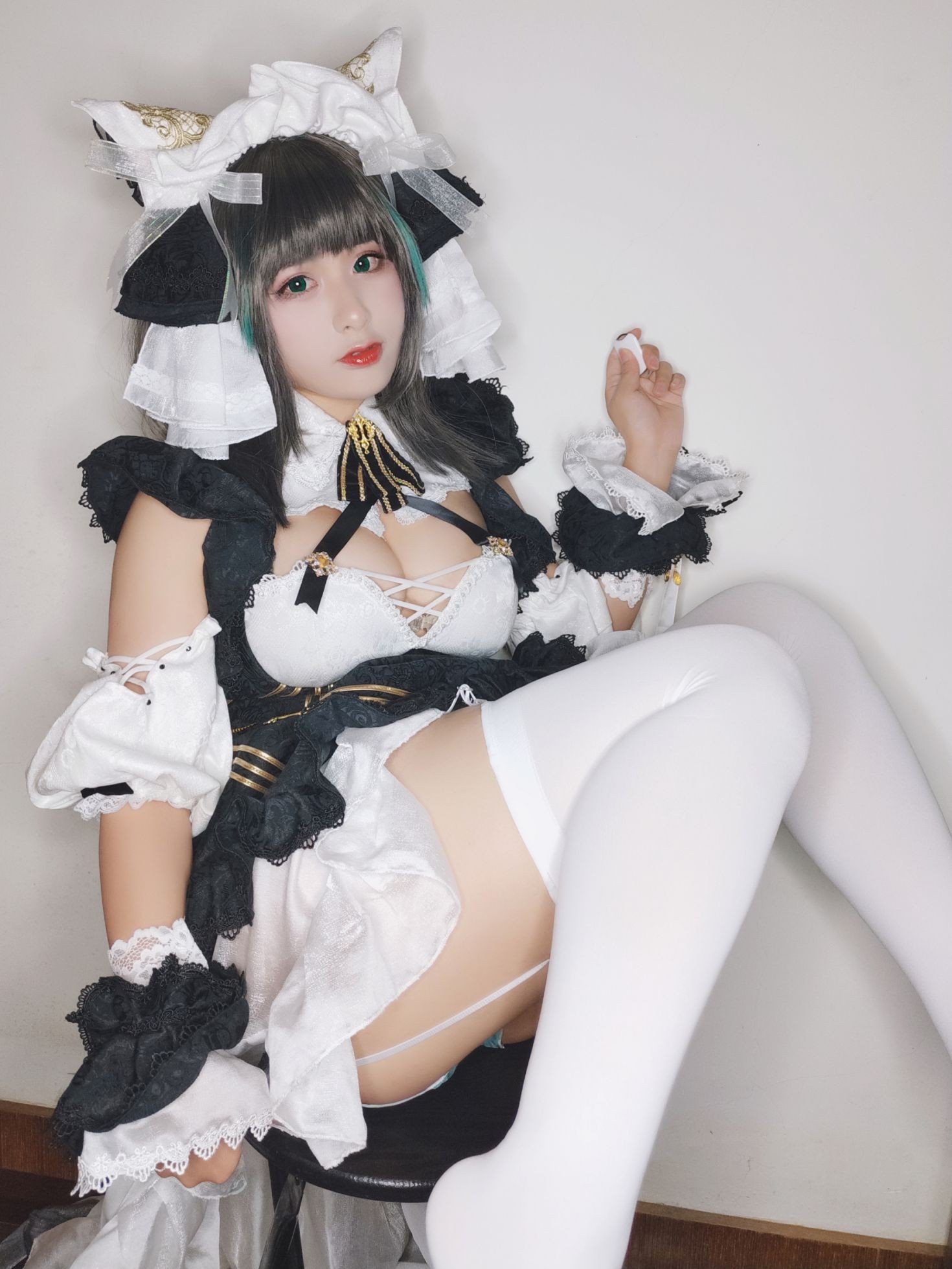 美女动漫博主柘烟Zuken性感Cosplay写真柴郡 (11)