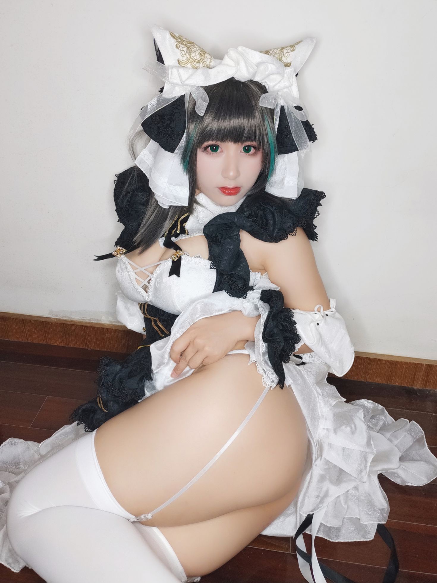 美女动漫博主柘烟Zuken性感Cosplay写真柴郡 (36)