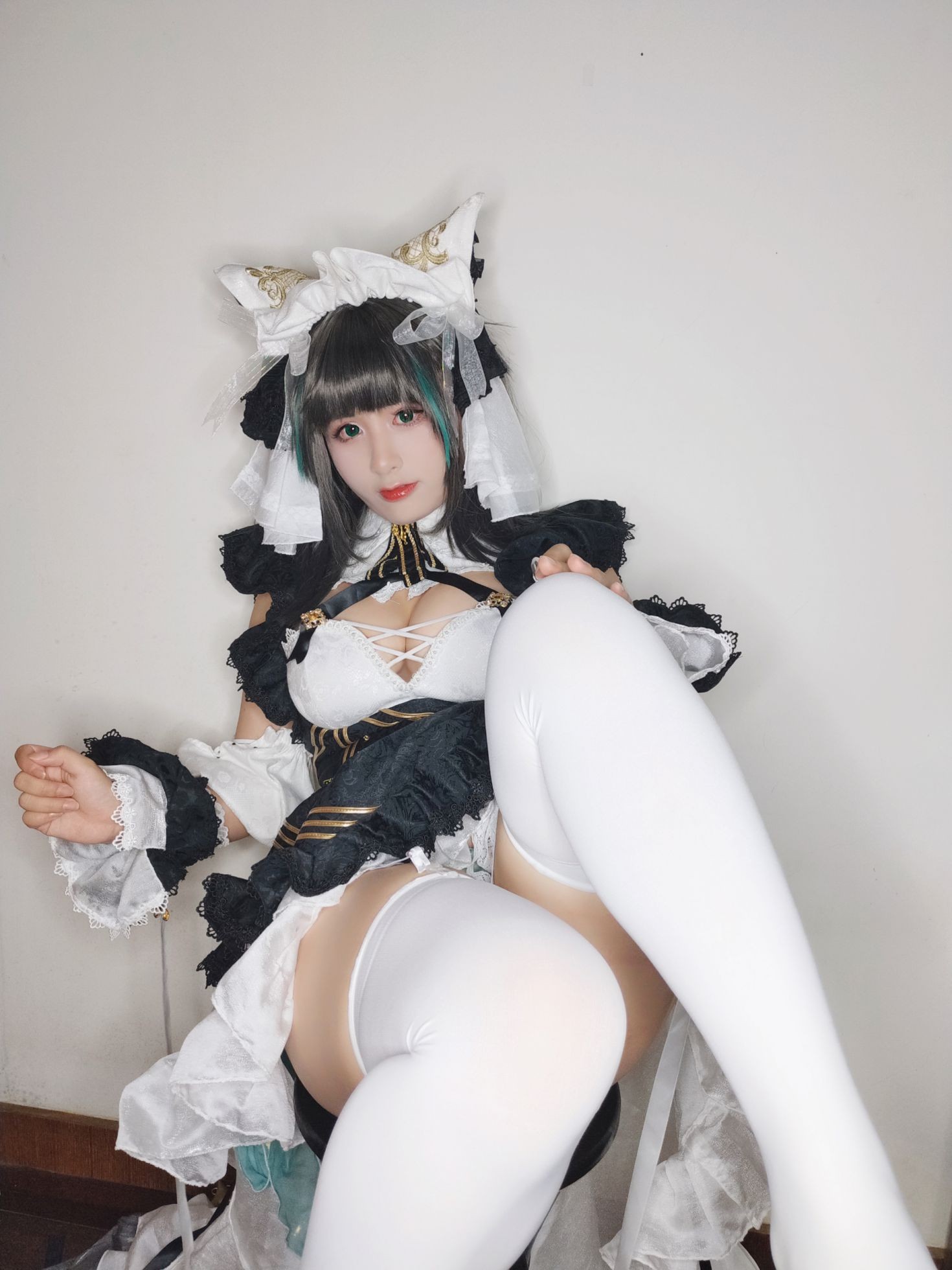 美女动漫博主柘烟Zuken性感Cosplay写真柴郡 (13)