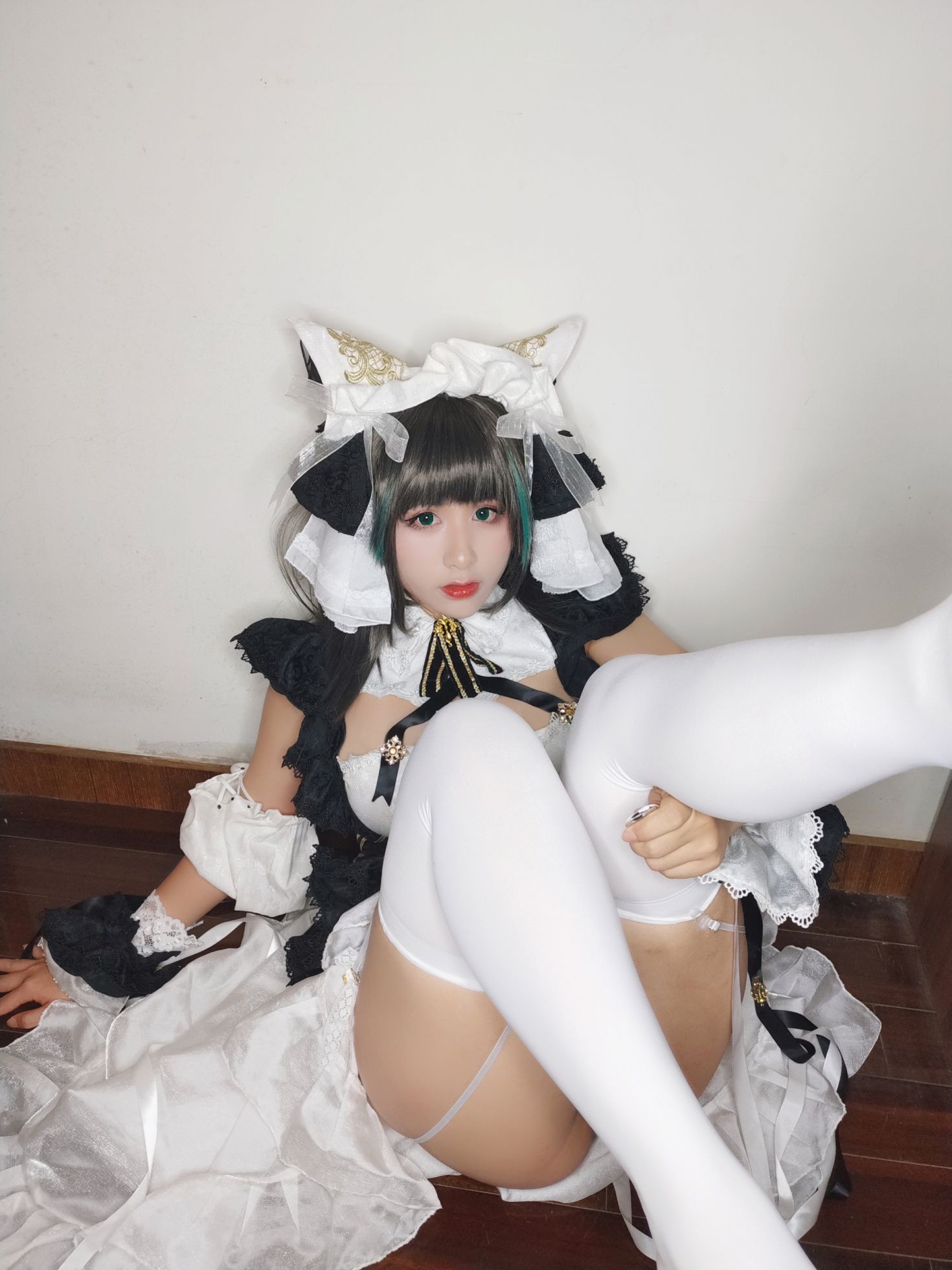 美女动漫博主柘烟Zuken性感Cosplay写真柴郡 (35)