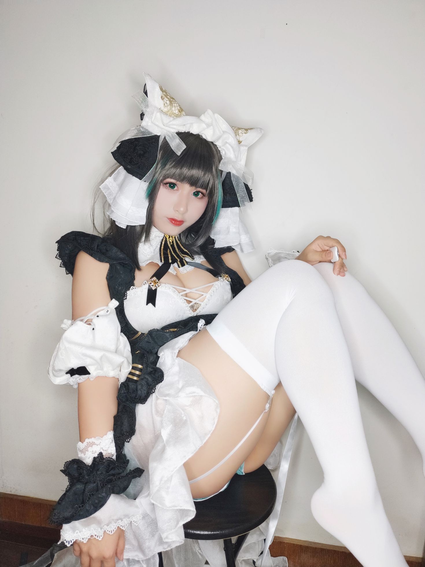 美女动漫博主柘烟Zuken性感Cosplay写真柴郡 (12)