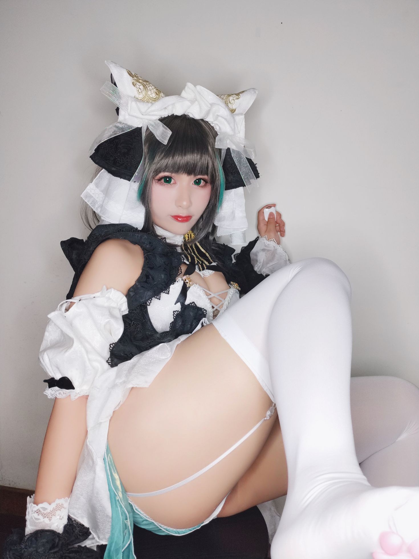 美女动漫博主柘烟Zuken性感Cosplay写真柴郡 (15)