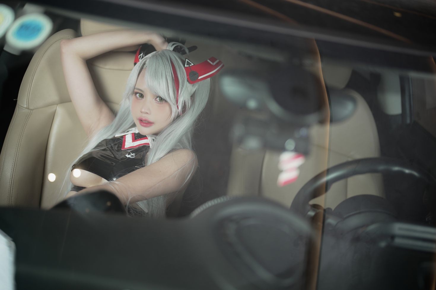 美女动漫博主PingPing性感Cosplay写真 Prinz Eugen Race Queen (48)