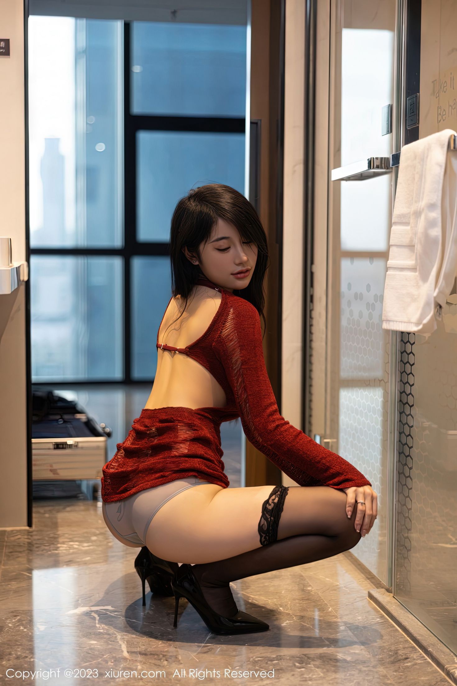 XIUREN秀人网美媛馆美女模特写真第No.6087期美七Mia (3)