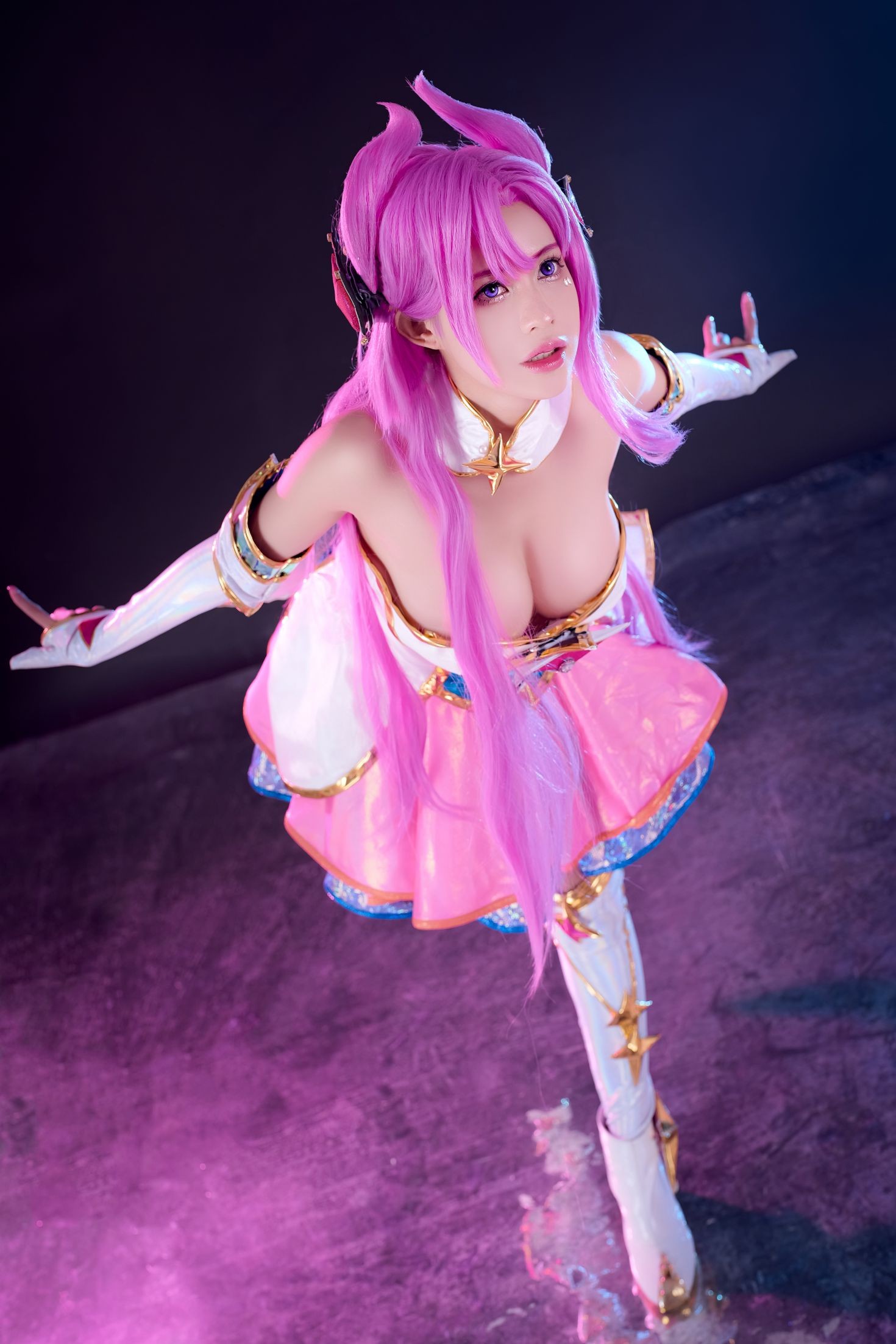 美女动漫博主 PingPing 性感Cosplay写真 Star Guardian Kai'Sa (3)